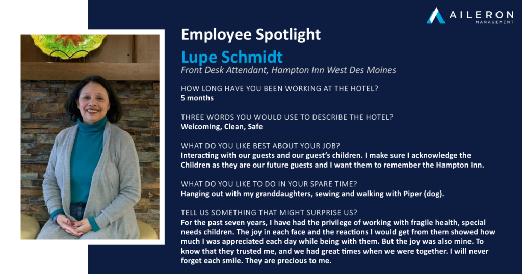 Aileron Management Employee Spotlight: Lupe Schmidt