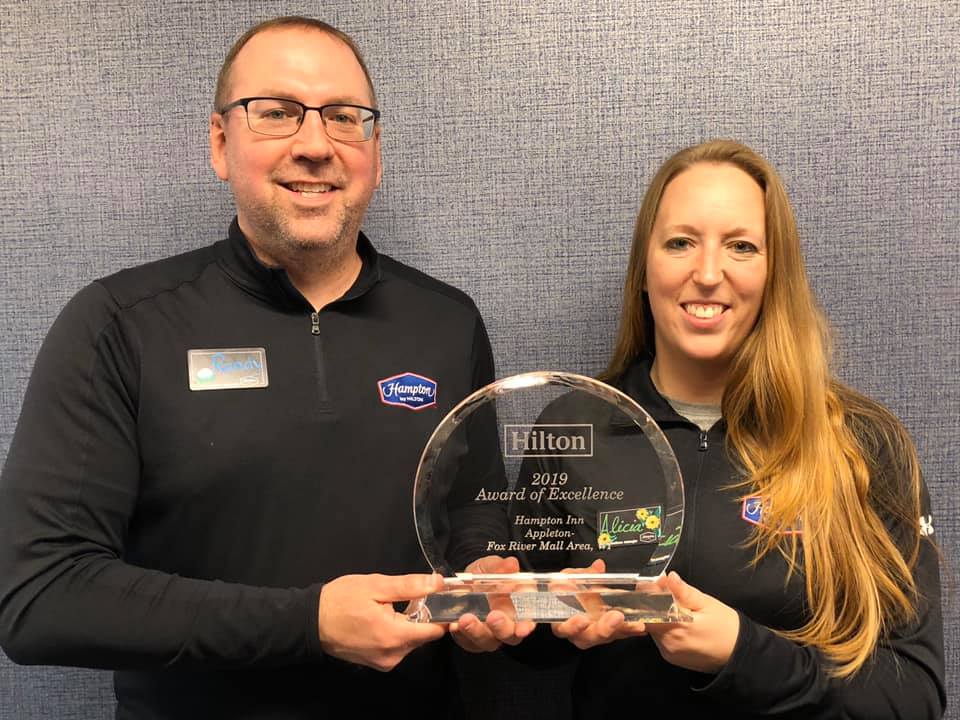 Hampton Inn Appleton - Hilton Award of Excellence 2019